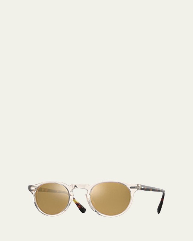 Gregory Round Acetate Sunglasses
